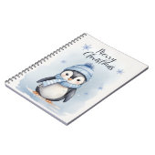 Schattigee pinguïn notitieboek (Linkerzijde)