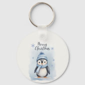 Schattigee pinguïn sleutelhanger (Achterkant)