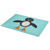 Schattigee pinguïnglassnijplank snijplank (Hoek)