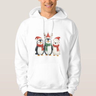 Schattigee pinguïns design hoodie
