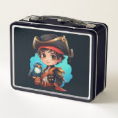 Schattigee piraat lunchbox (Achterkant)