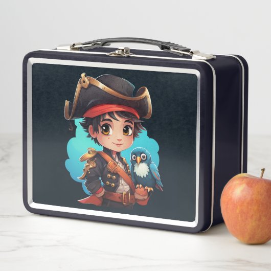 Schattigee piraat lunchbox (In situ)