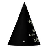 Schattigee piraat verjaardag schedel crossbones pa feesthoedjes (Links)