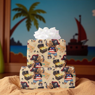 Schattigee Pirate Beer schatkaart Cadeaupapier