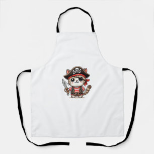 Schattigee Pirate Cat Squad Halloween Party Kostuu Schort