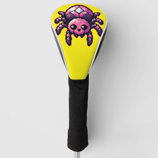 Schattigee-pixelspin Golfheadcover (Voorkant)