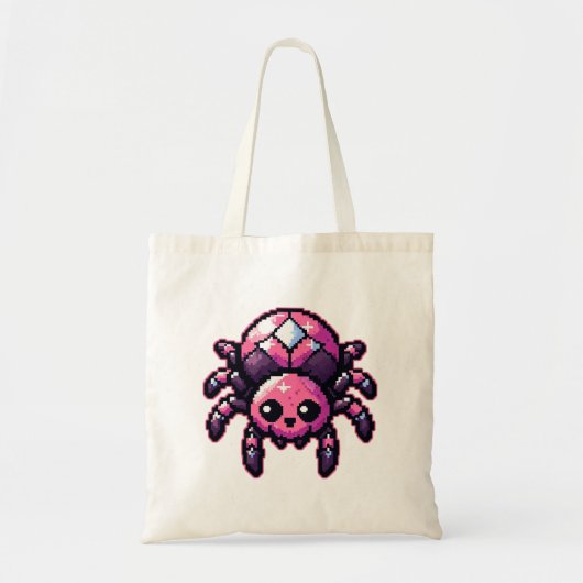 Schattigee-pixelspin Tote Bag (Voorkant)