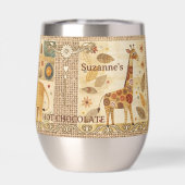 Schattigee plakboek Gezellige Dieren Geïsoleerde T (Achterkant)