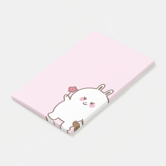 Schattigee plaknotitie post-it® notes (Schuin)