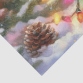 Schattigee Polar Beer Cub in kerstverlichting Deco Tissuepapier (Detail)