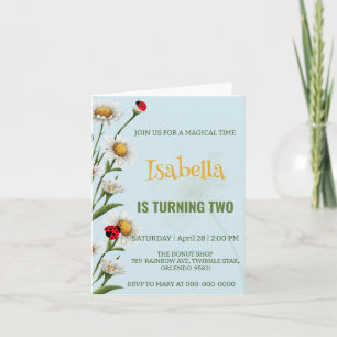 Schattigee Polka dot Ladybug Blue Daisy Kids Verja