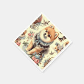 Schattigee Pommerse schilderkunst Servet (Hoek)