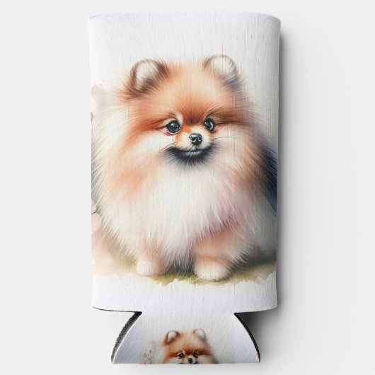 Schattigee Pommerse waterverf illustratie (Voorkant)