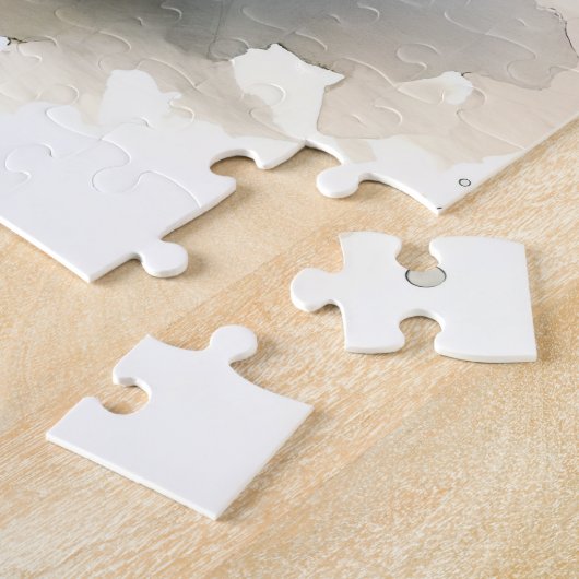 Schattigee Pommerse waterverf illustratie Legpuzzel (Zijkant)