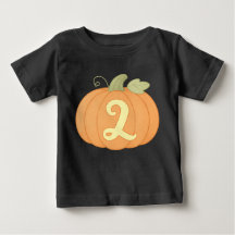 Schattigee pompoen 2e verjaardag Shirt | Herfst He
