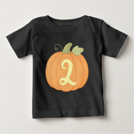 Schattigee pompoen 2e verjaardag Shirt | Herfst He