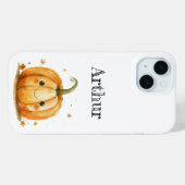 Schattigee Pompoen Gepersonaliseerde Halloween Tel Case-Mate iPhone Case (Achterkant (horizontaal))