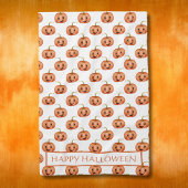 Schattigee pompoen Halloween Custom Theedoek