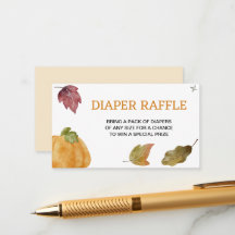 Schattigee Pompoen Herfst Luier Raffle Enclosure K