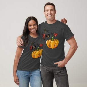 Schattigee pompoen "Hi" T-shirt