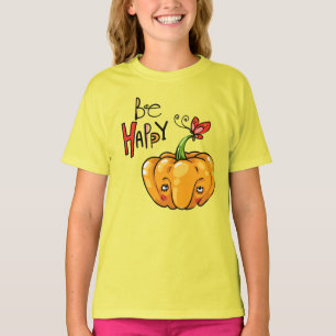 Schattigee pompoen "Hi" T-shirt