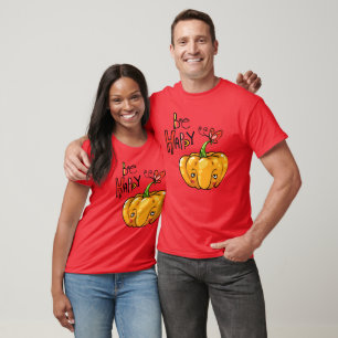 Schattigee pompoen "Hi" T-shirt