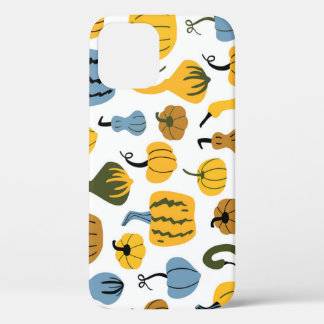 Schattigee pompoenen Cartoon Hand getrokken iPhone 12 Hoesje