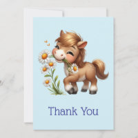 Schattigee Pony eet madeliefjes