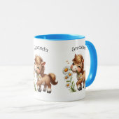 Schattigee Pony eet madeliefjes Mok (Voorkant rechts)