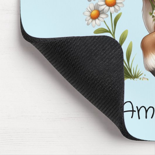 Schattigee Pony eet madeliefjes Muismat (Hoek)