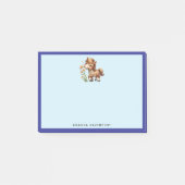 Schattigee Pony eet madeliefjes Post-it® Notes (Voorkant)