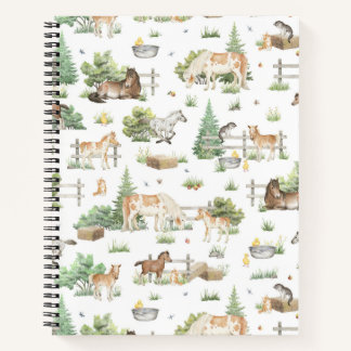 Schattigee pony's notitieboek