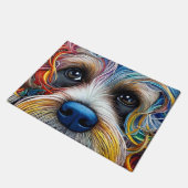 Schattigee Pop Art Terrier Deurmat (Schuin)