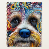Schattigee Pop Art Terrier Planner (Voorkant)