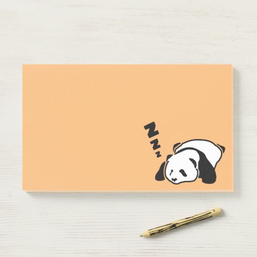 Schattigee Pop Panda Post-it® Notes (Op bureau)