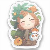 SCHATTIGEE POP STICKER (Voorkant)