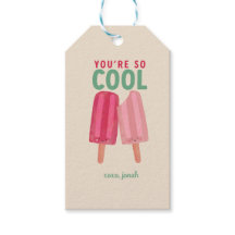Schattigee Popsicles Summer Gift Label
