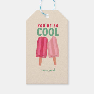 Schattigee Popsicles Summer Gift Label Cadeaulabel