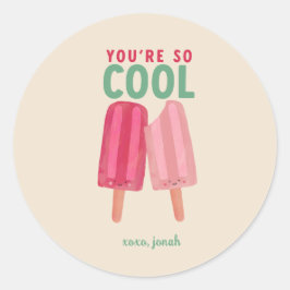 Schattigee Popsicles Zomer Valentijn Sticker