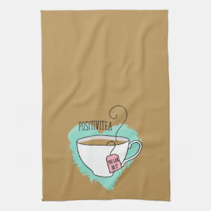 Schattigee Positivitea Gift voor Theeliefhebber Theedoek