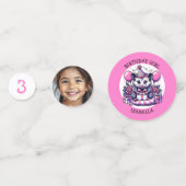 Schattigee Possum Gepersonaliseerd Meisje Verjaard Confetti (Achterkanten)