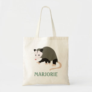 Schattigee Possum Illustratie Gepersonaliseerd Tote Bag