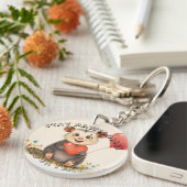 Schattigee Possum Sleutelhanger – Blijf Pawesome (Voorkant Rechts)