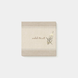 Schattigee post het in stijl met gouden cello post-it® notes
