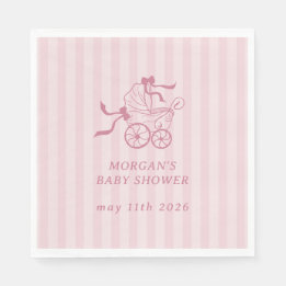 Schattigee Preppy Baby kinderwagen Baby shower Servet