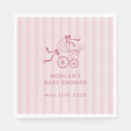 Schattigee Preppy Baby kinderwagen Baby shower Servet