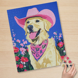 Schattigee preppy hondenpuzzel legpuzzel