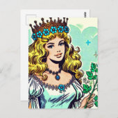  Schattigee Princess Comics Briefkaart (Voorkant / Achterkant)