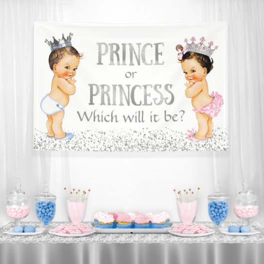 Schattigee prinses prinses geslacht onthullen Baby Spandoek