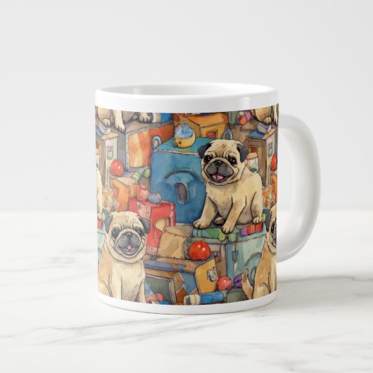 SCHATTIGEE PUG MOK (Voorkant rechts)